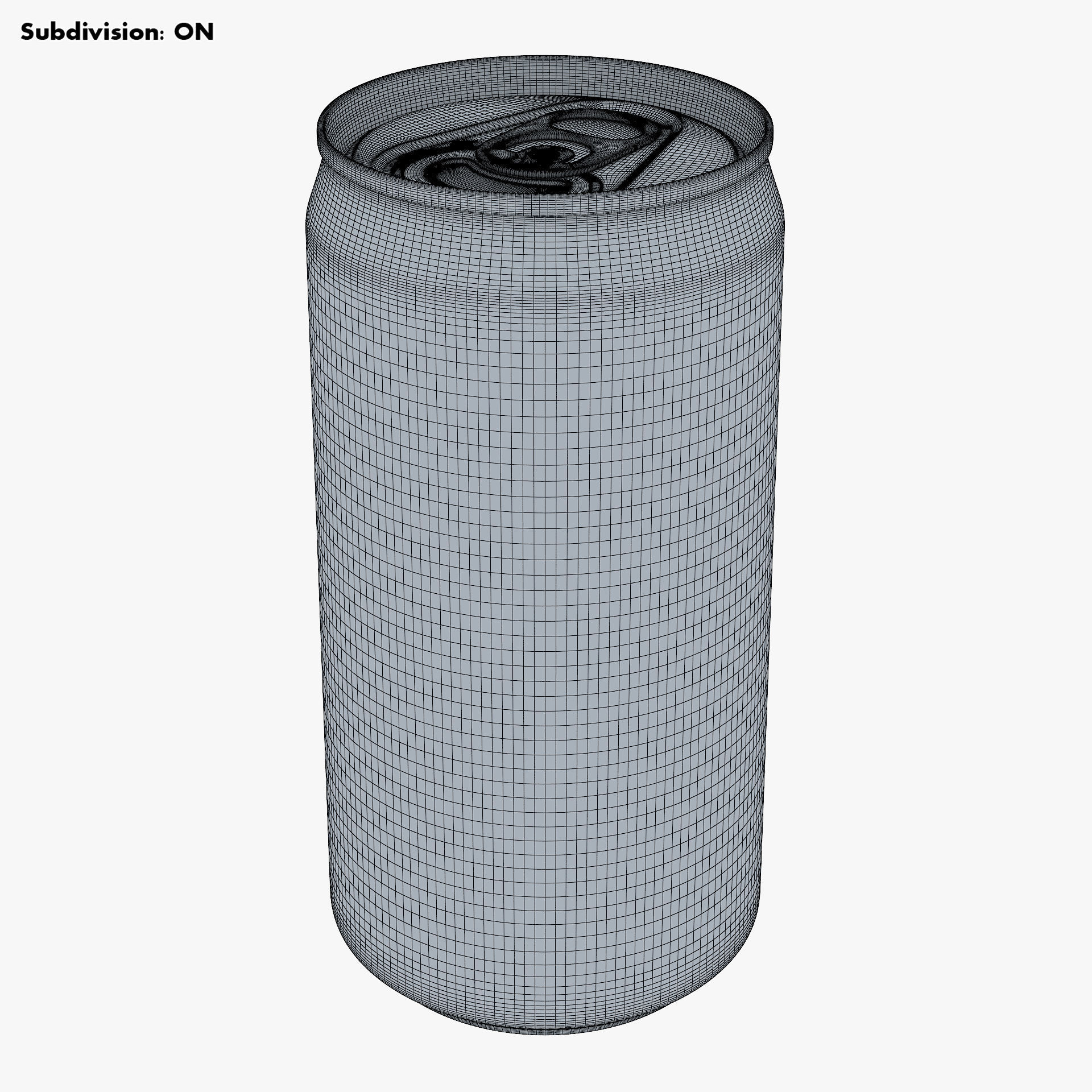 Aluminum Sleek Can 250ml v 1 3D model_8