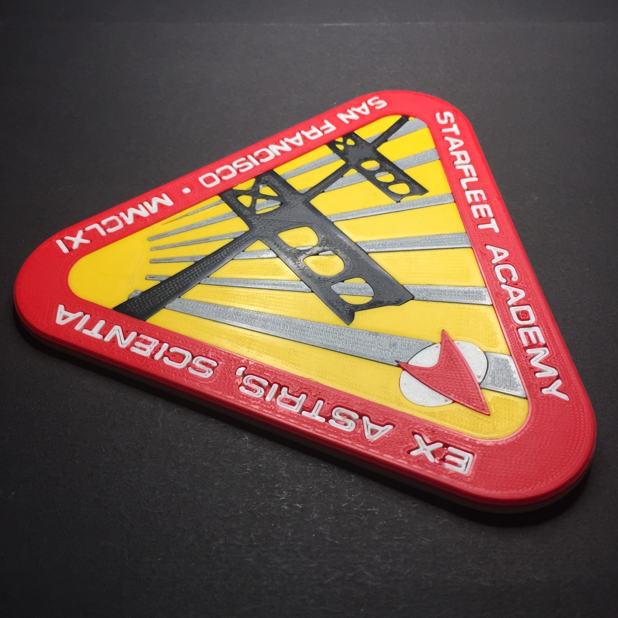 Starfleet Academy Logo Coaster 3D print model_2