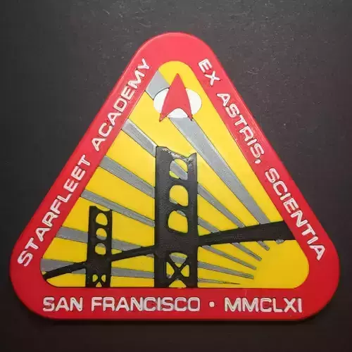 Starfleet Academy Logo Coaster 3D print model