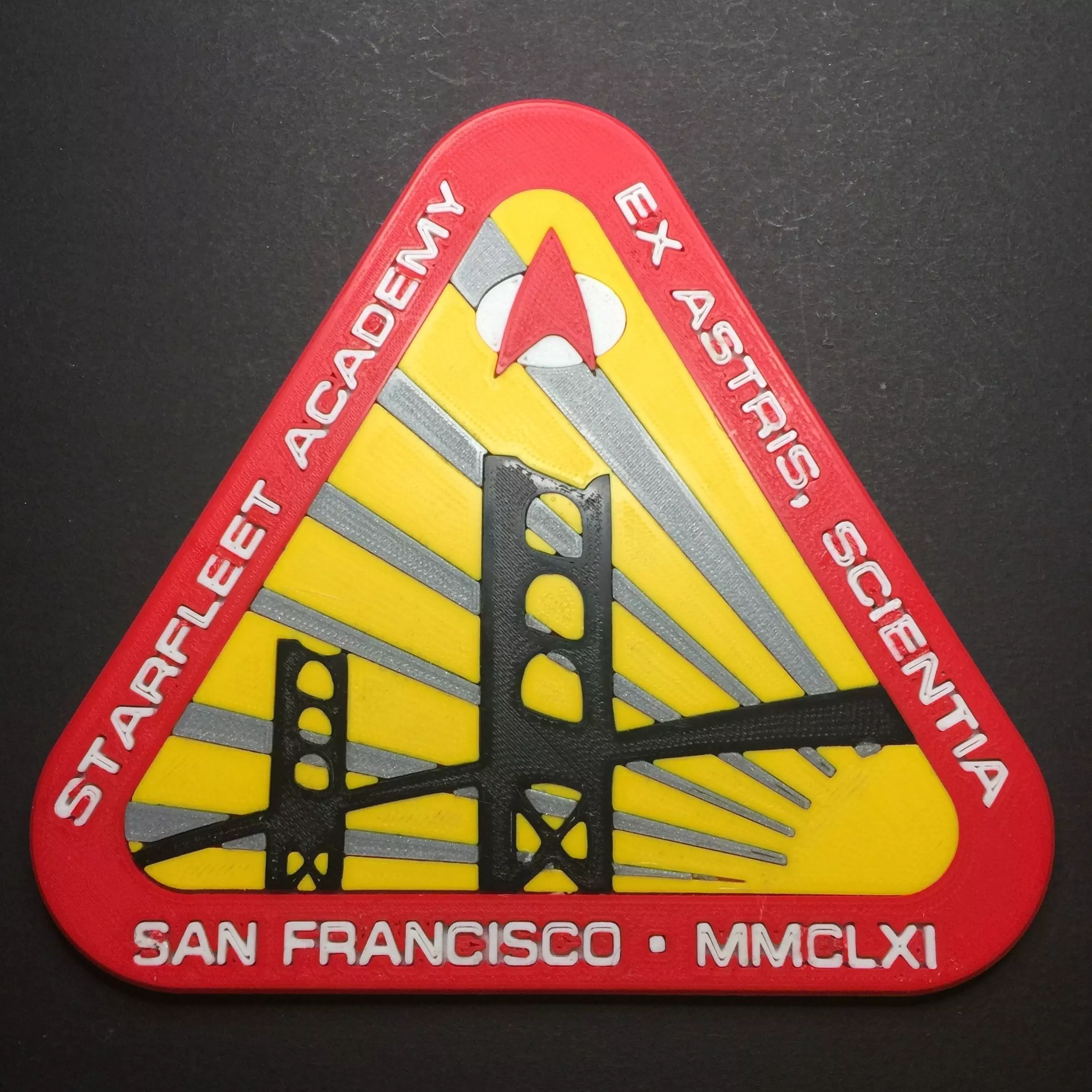 Starfleet Academy Logo Coaster 3D print model_0