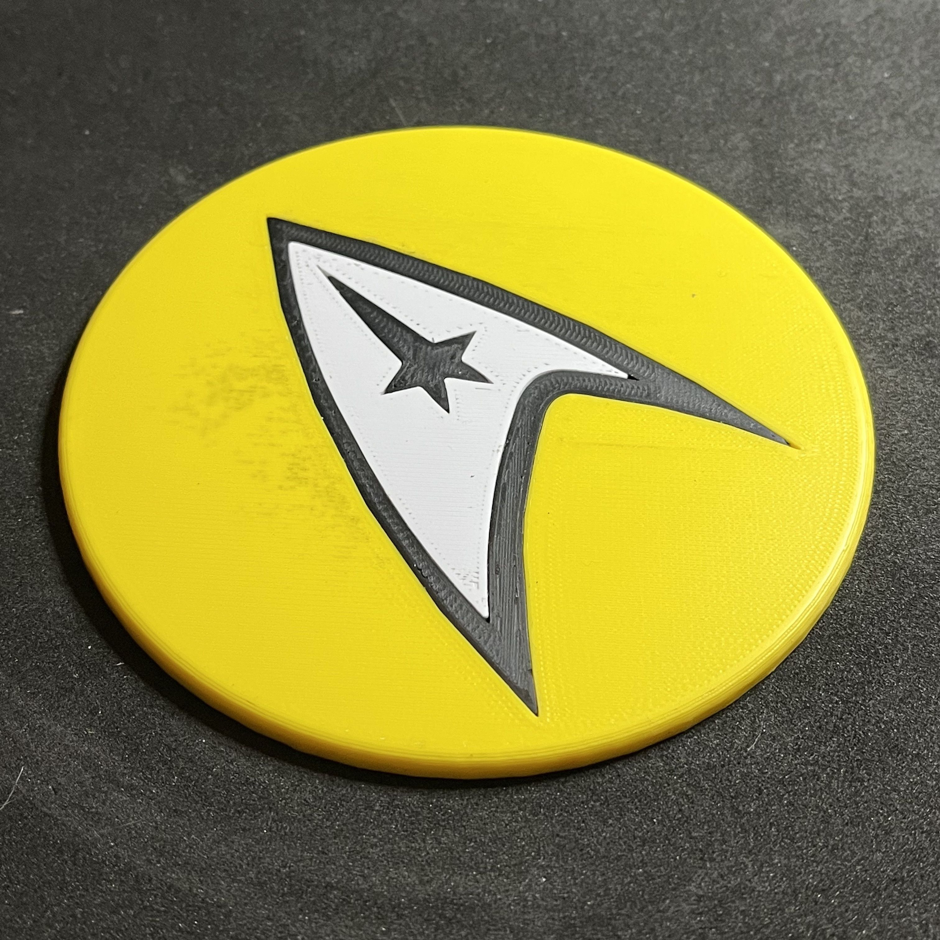 USS Enterprise Command Dept Coaster 3D print model_6