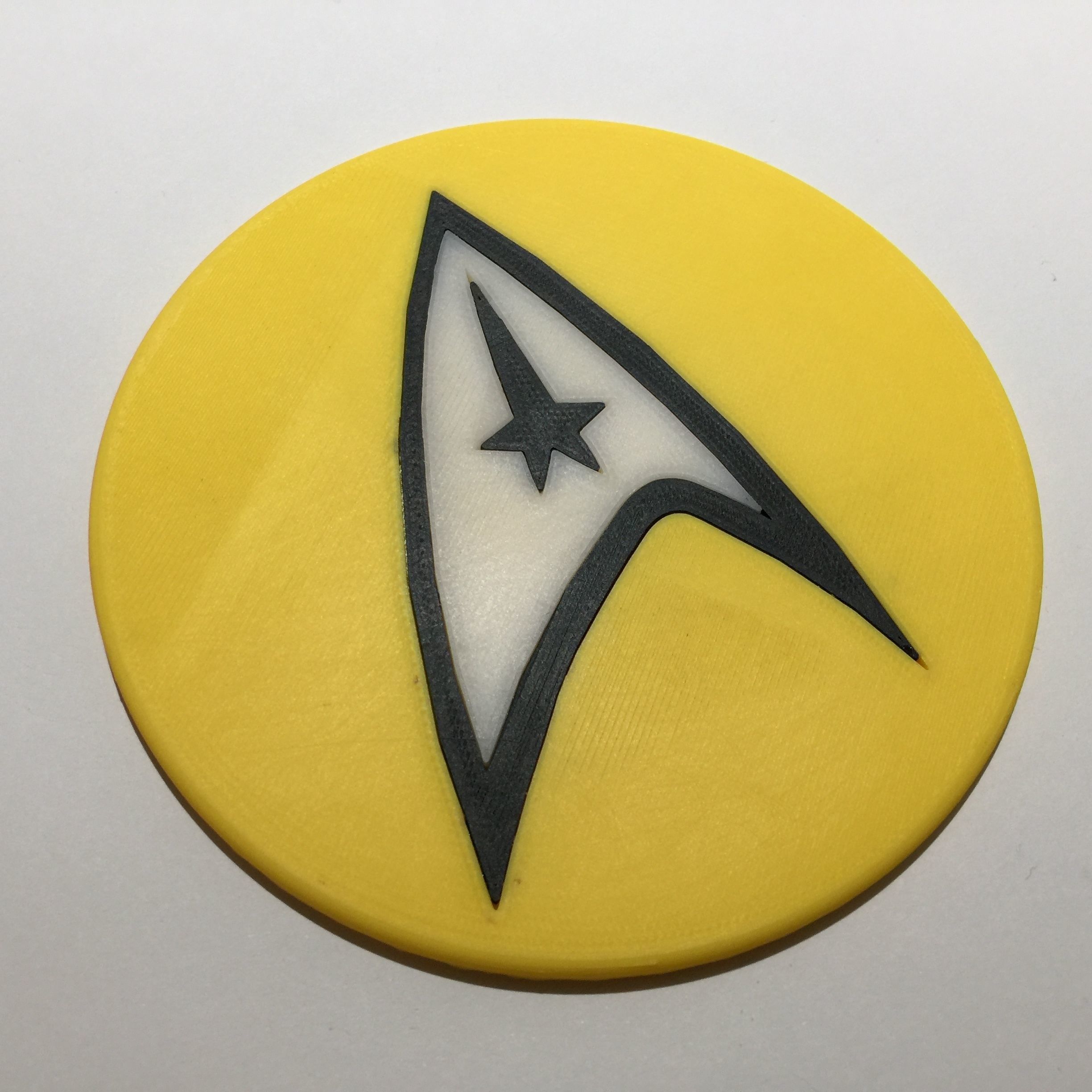 USS Enterprise Command Dept Coaster 3D print model_1