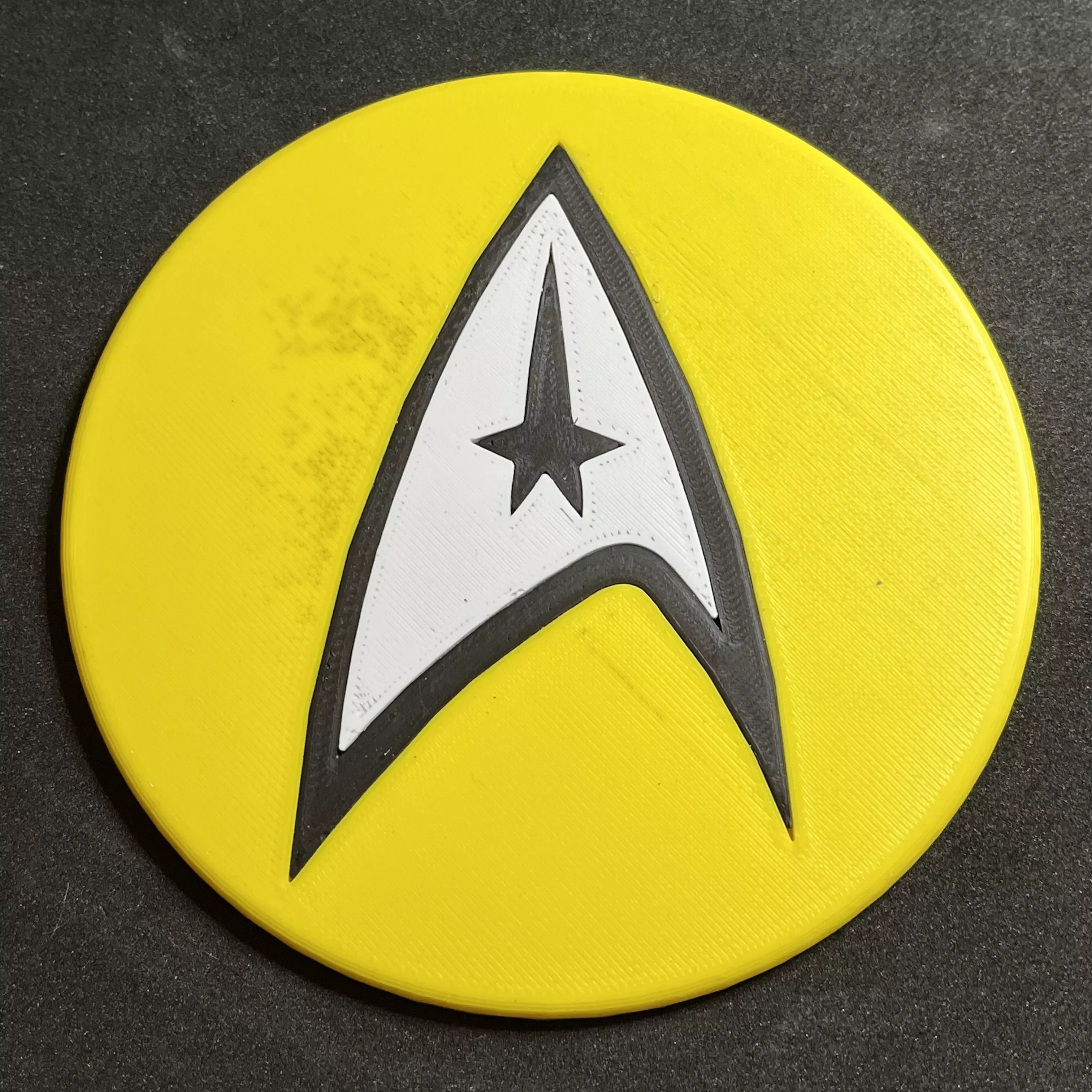 USS Enterprise Command Dept Coaster 3D print model_0