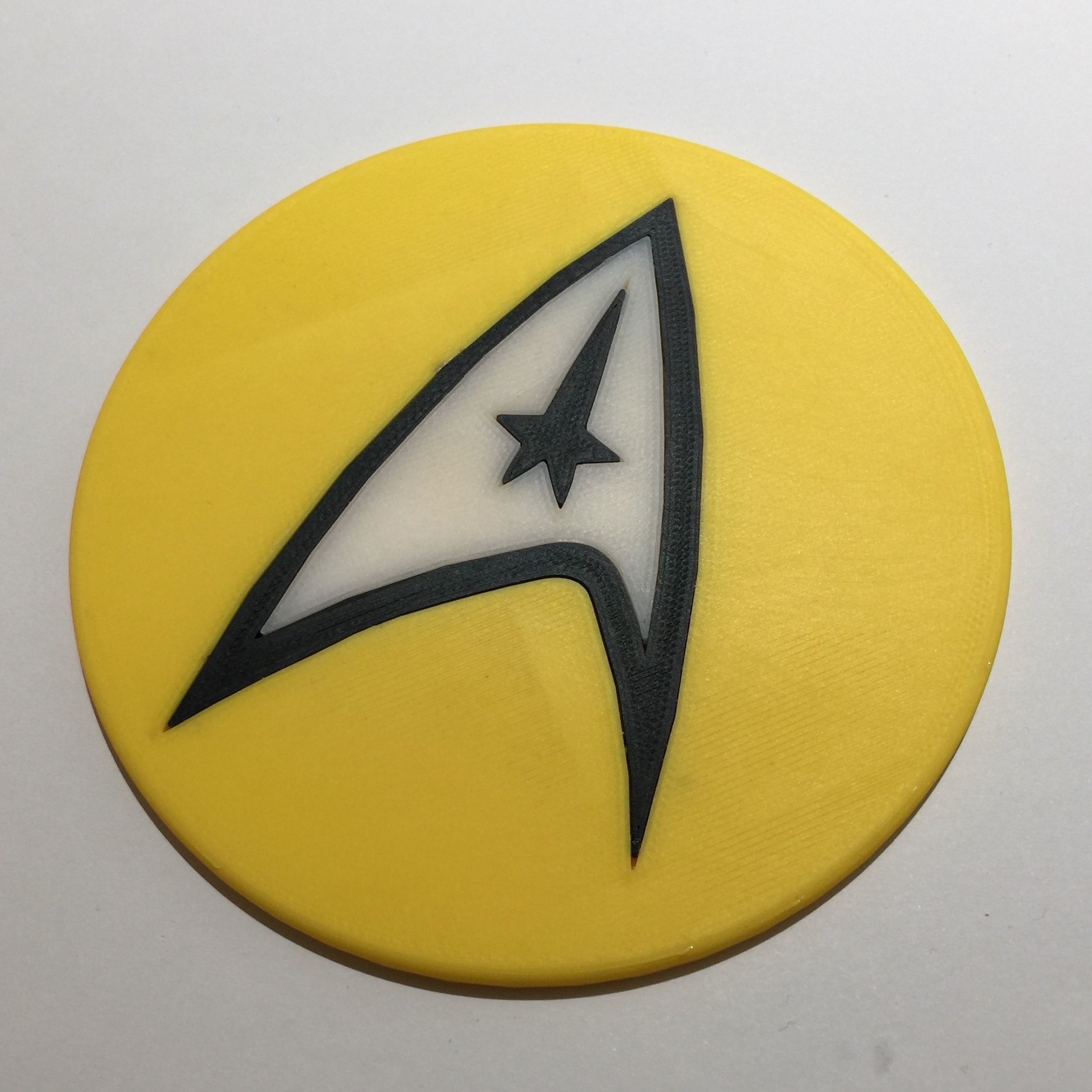 USS Enterprise Command Dept Coaster 3D print model_2