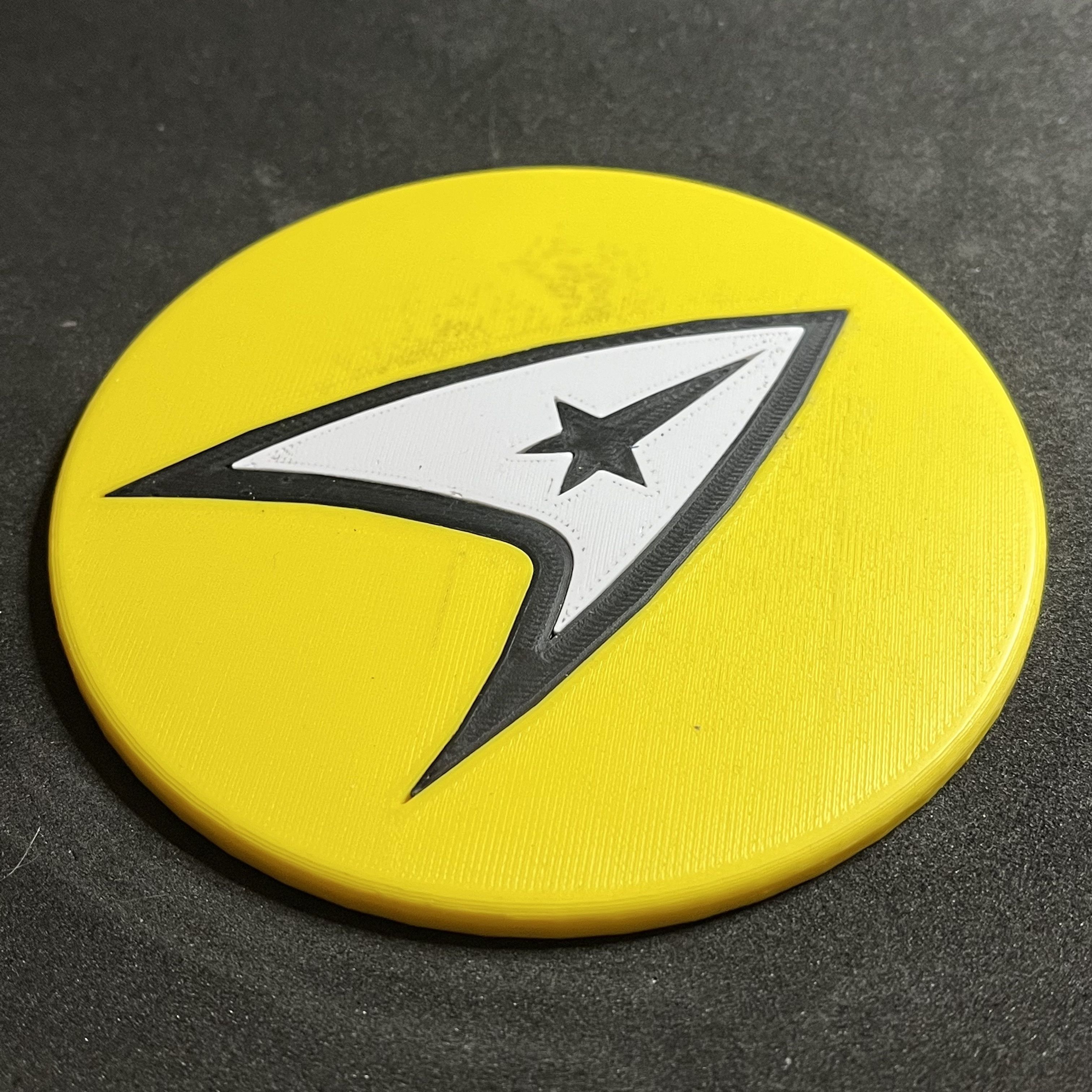 USS Enterprise Command Dept Coaster 3D print model_3