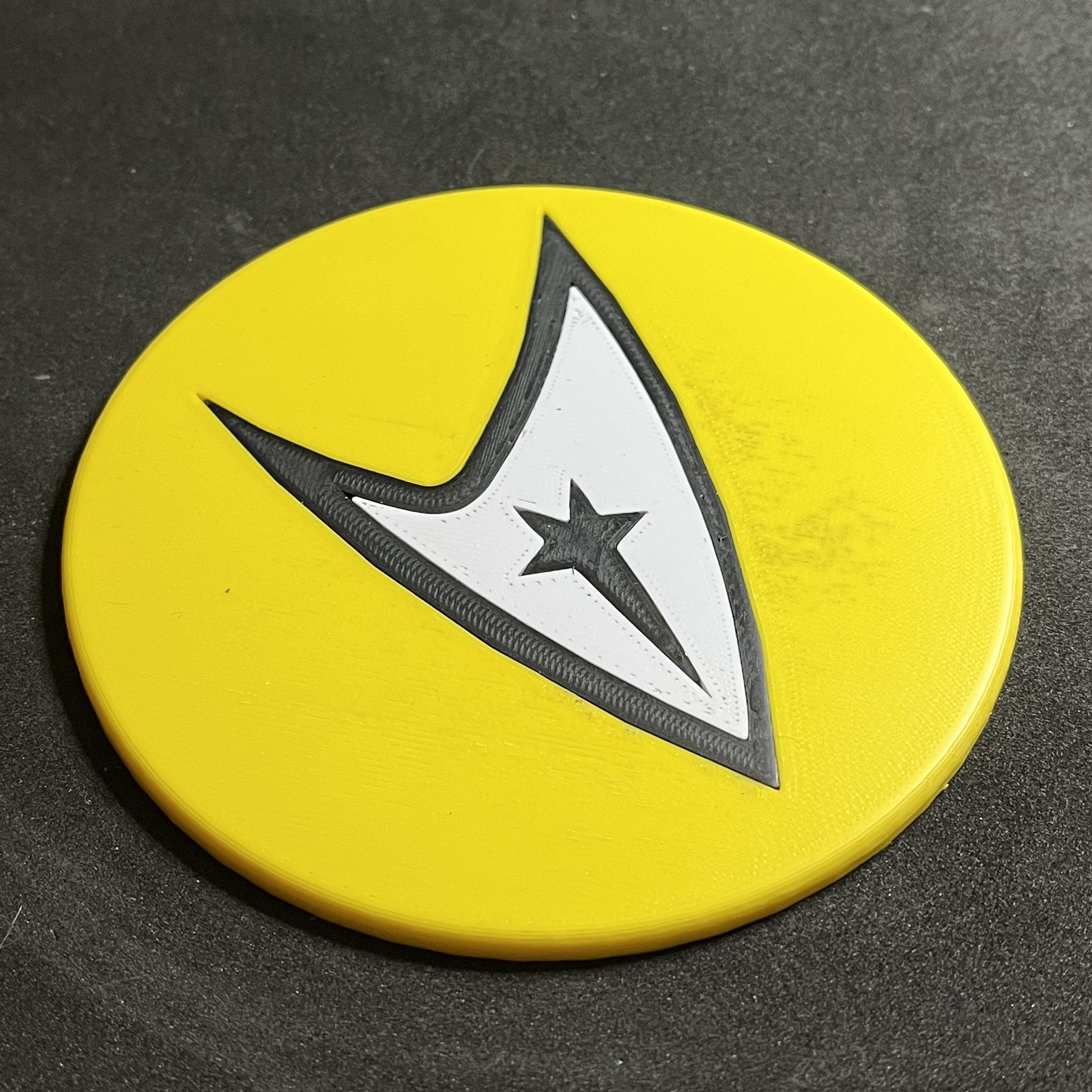 USS Enterprise Command Dept Coaster 3D print model_4