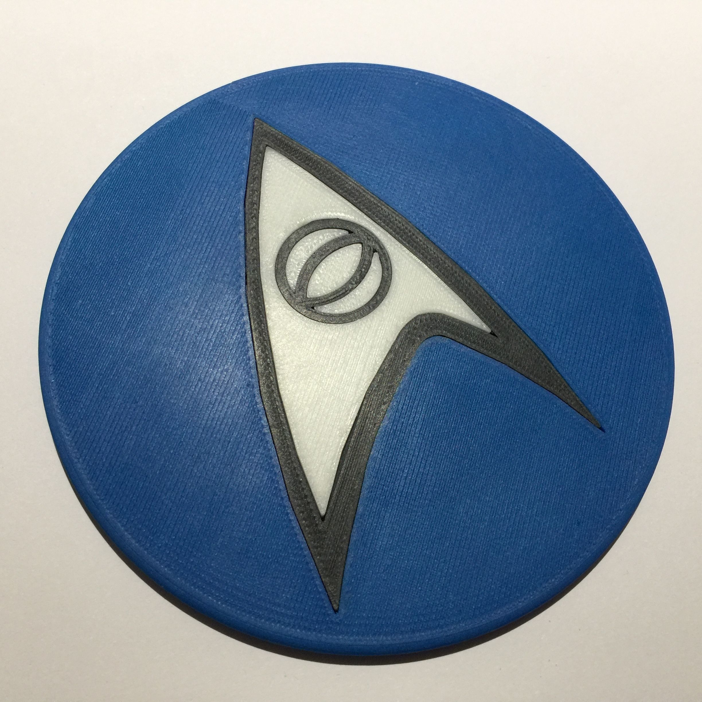 USS Enterprise Science Dept Coaster 3D print model_2