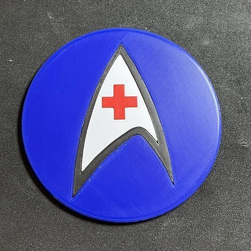 USS Enterprise Nursing Department Coaster Free 3D print model