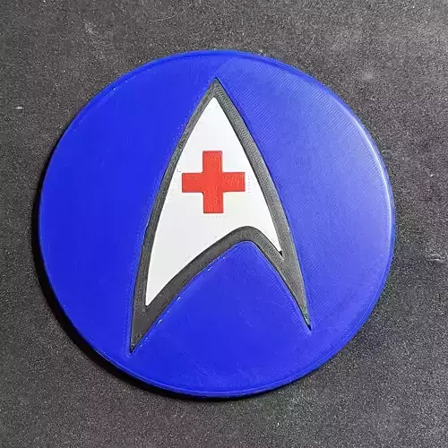 USS Enterprise Nursing Department Coaster