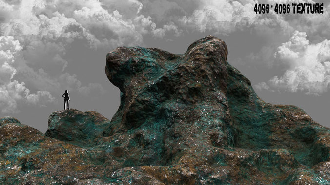 Rock    Mount  1 3D model
