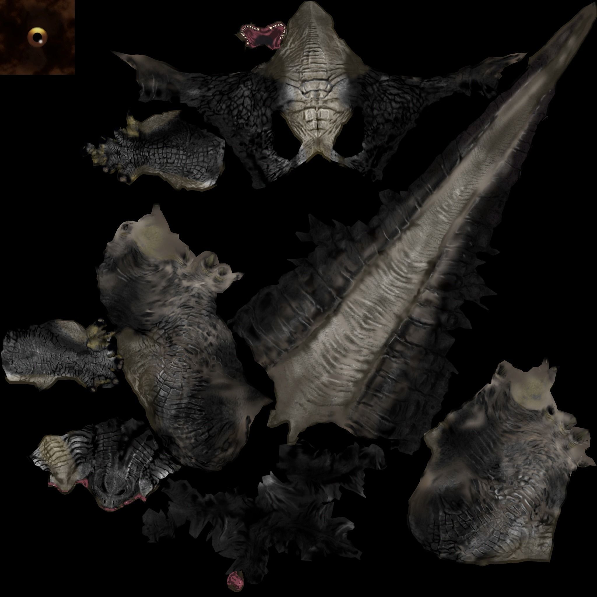 Godzilla 2014 Godzilla PS4 Free low-poly 3D model_1