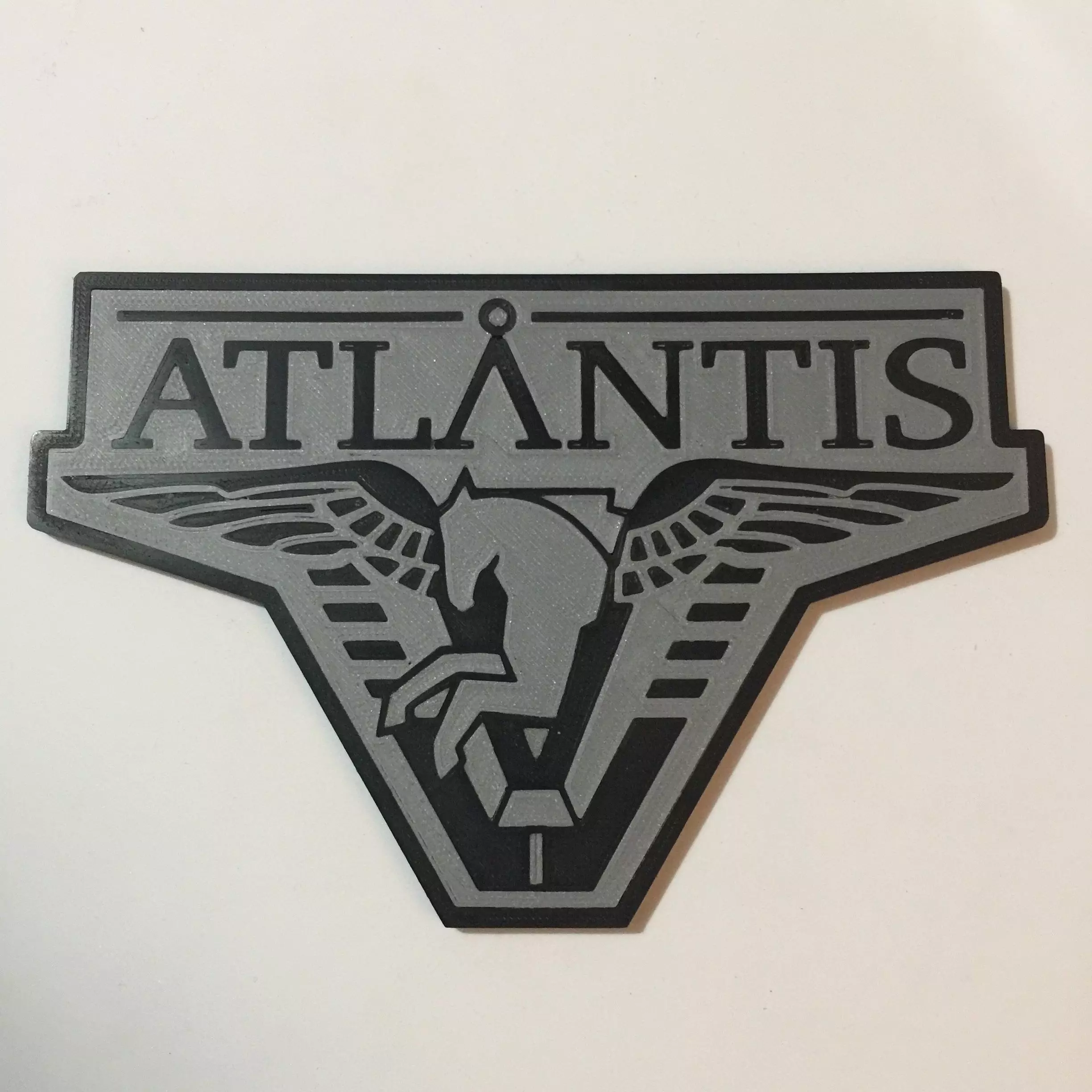 SGC Atlantis Expedition Emblem Coaster 3D print model