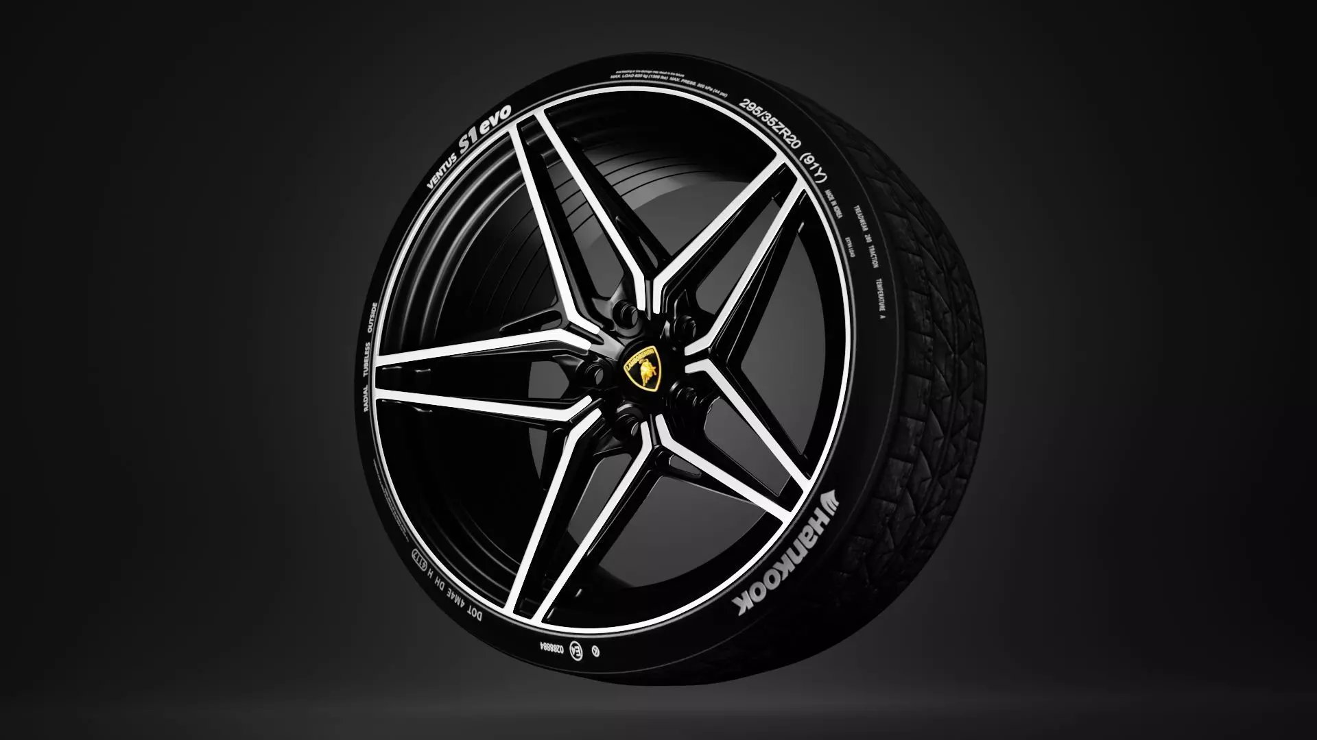 Racing Car Star Disk from the wheel 3D model