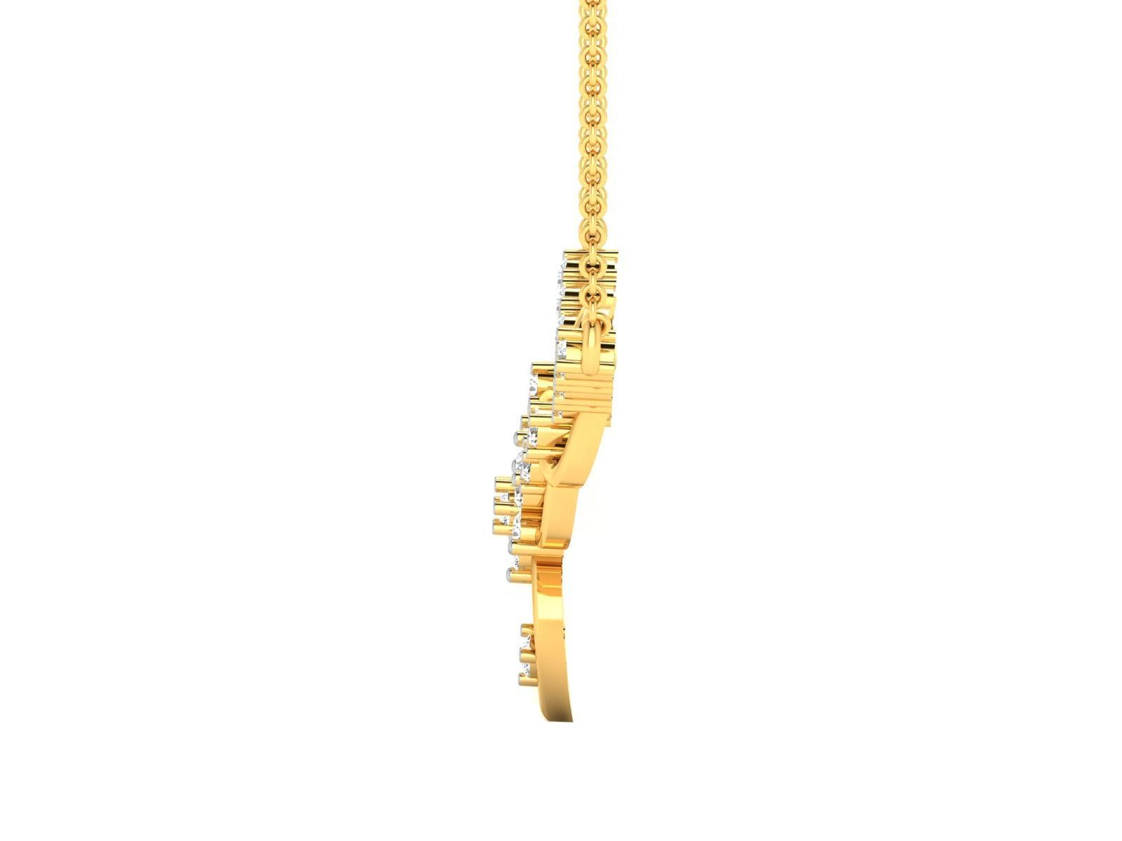 Women Necklace 3D print model_4