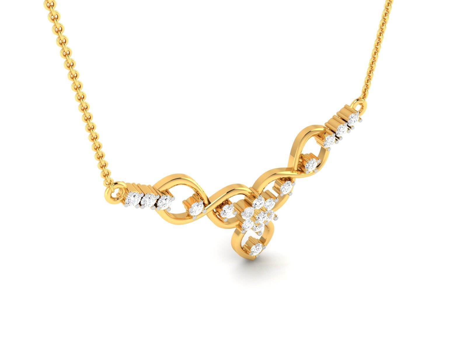 Women Necklace 3D print model_5