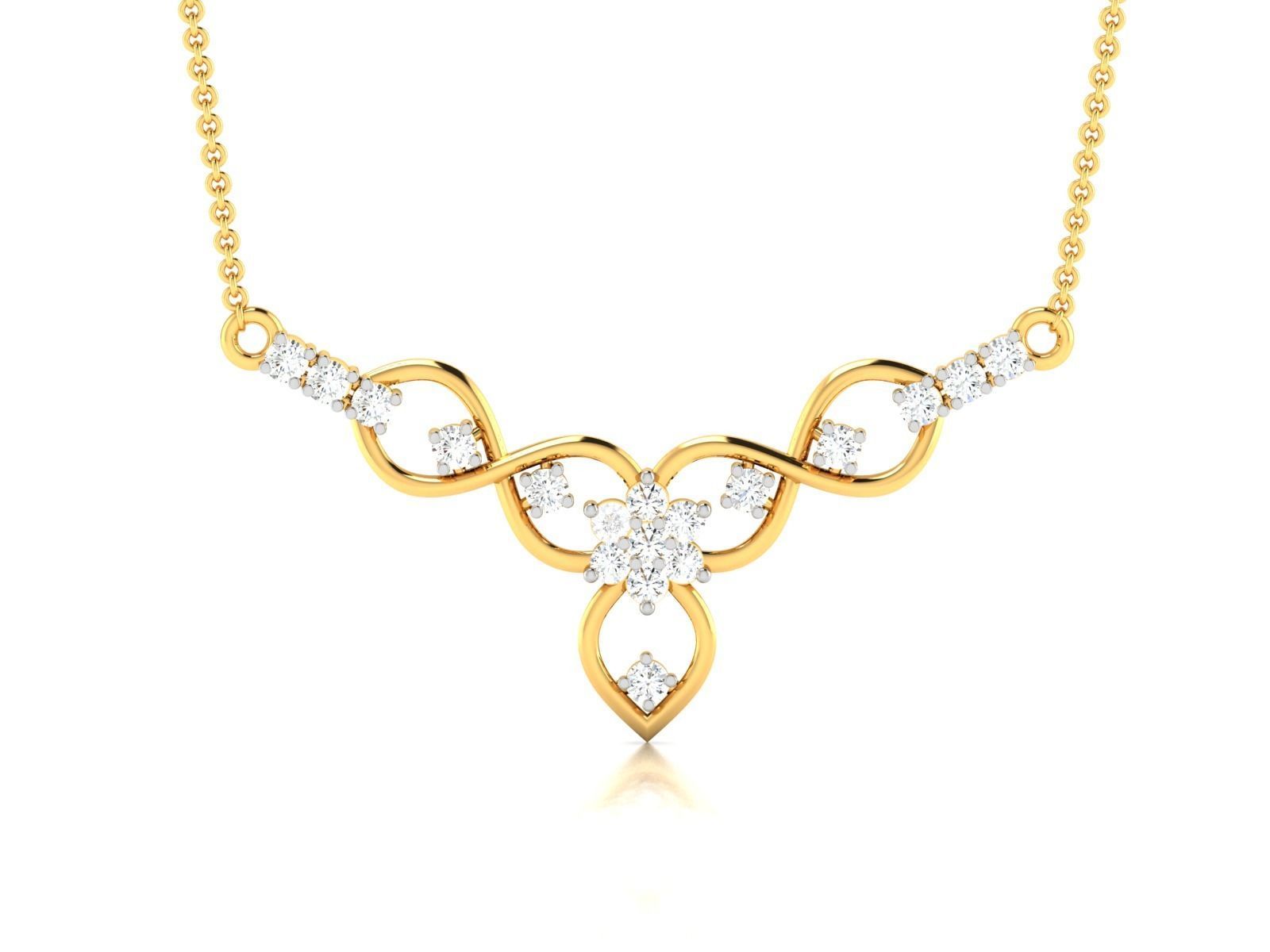 Women Necklace 3D print model_2