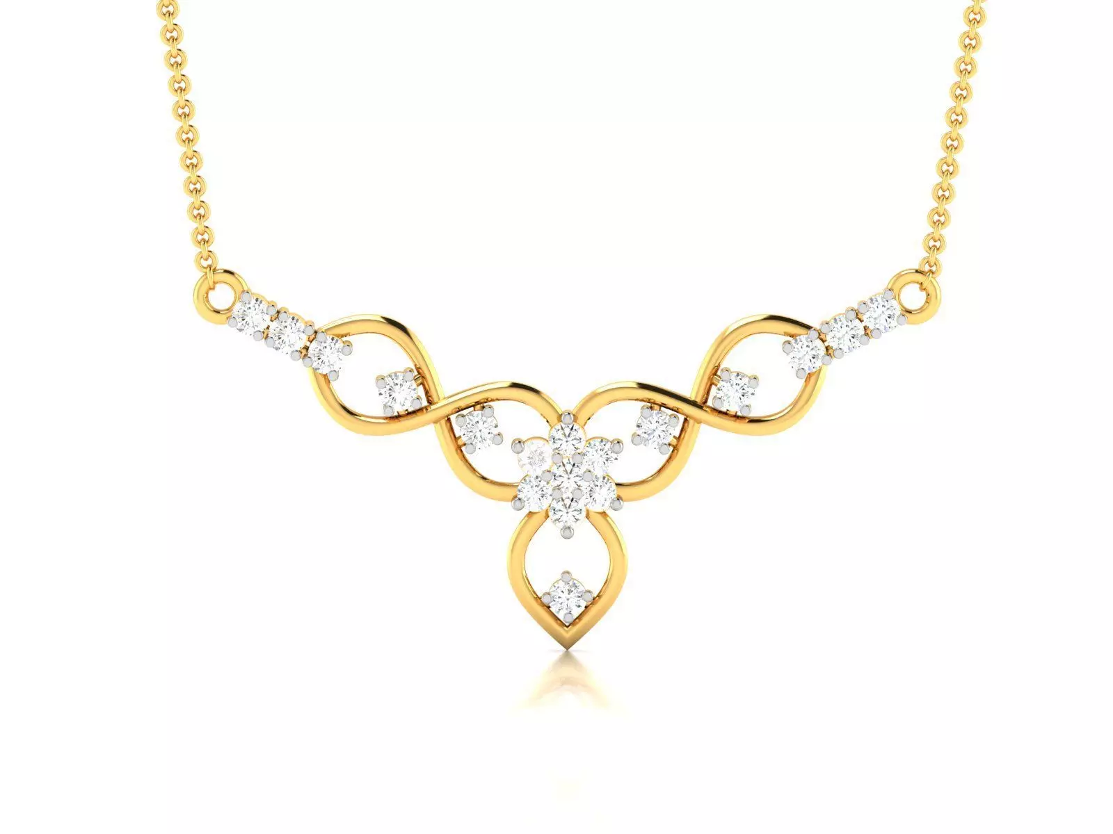 Women Necklace 3D print model_0