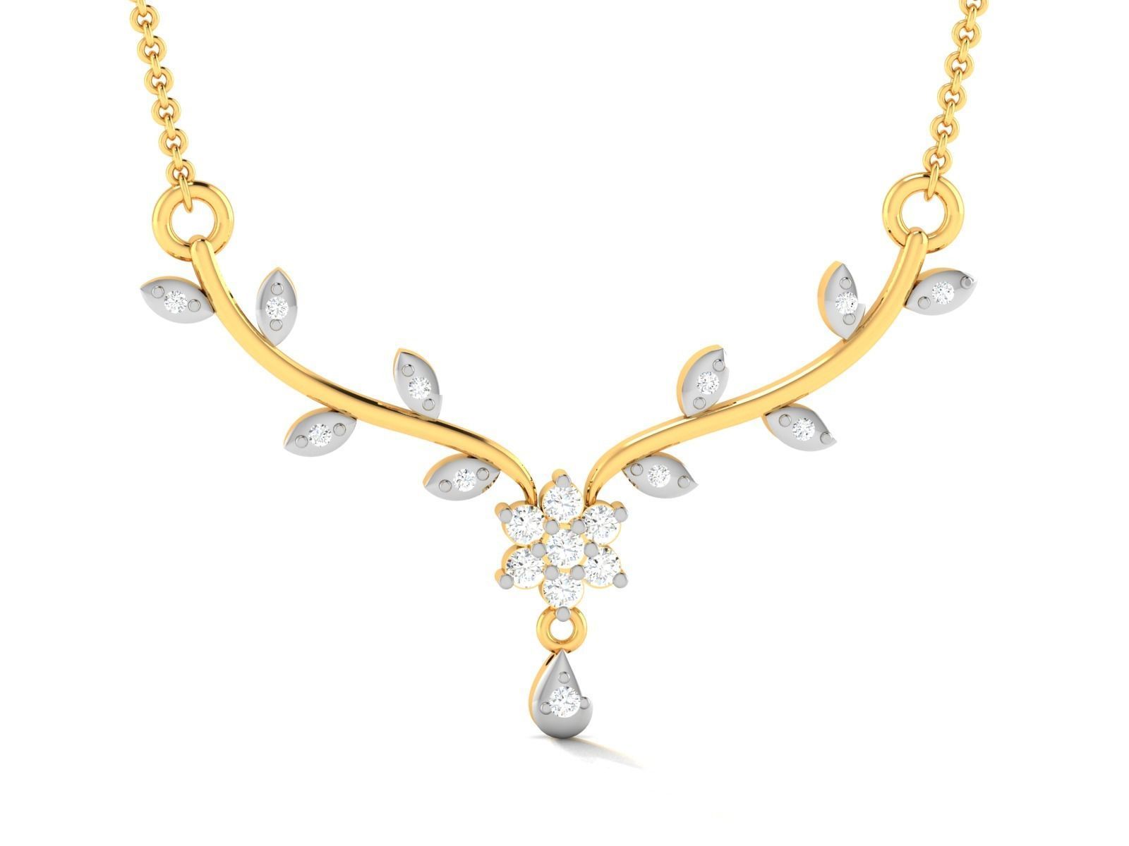 Women Necklace 3D print model_4