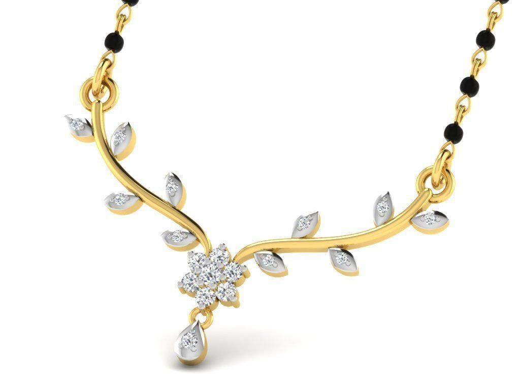 Women Necklace 3D print model_1