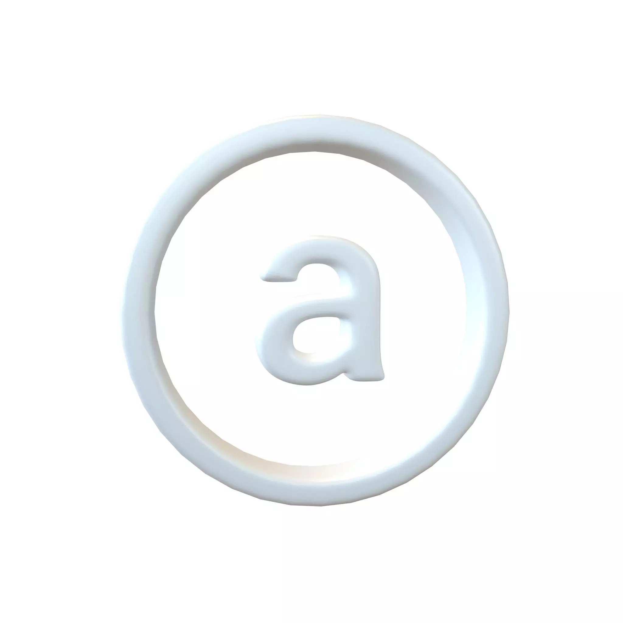 Arweave Coin v1 003 Low-poly 3D model_0