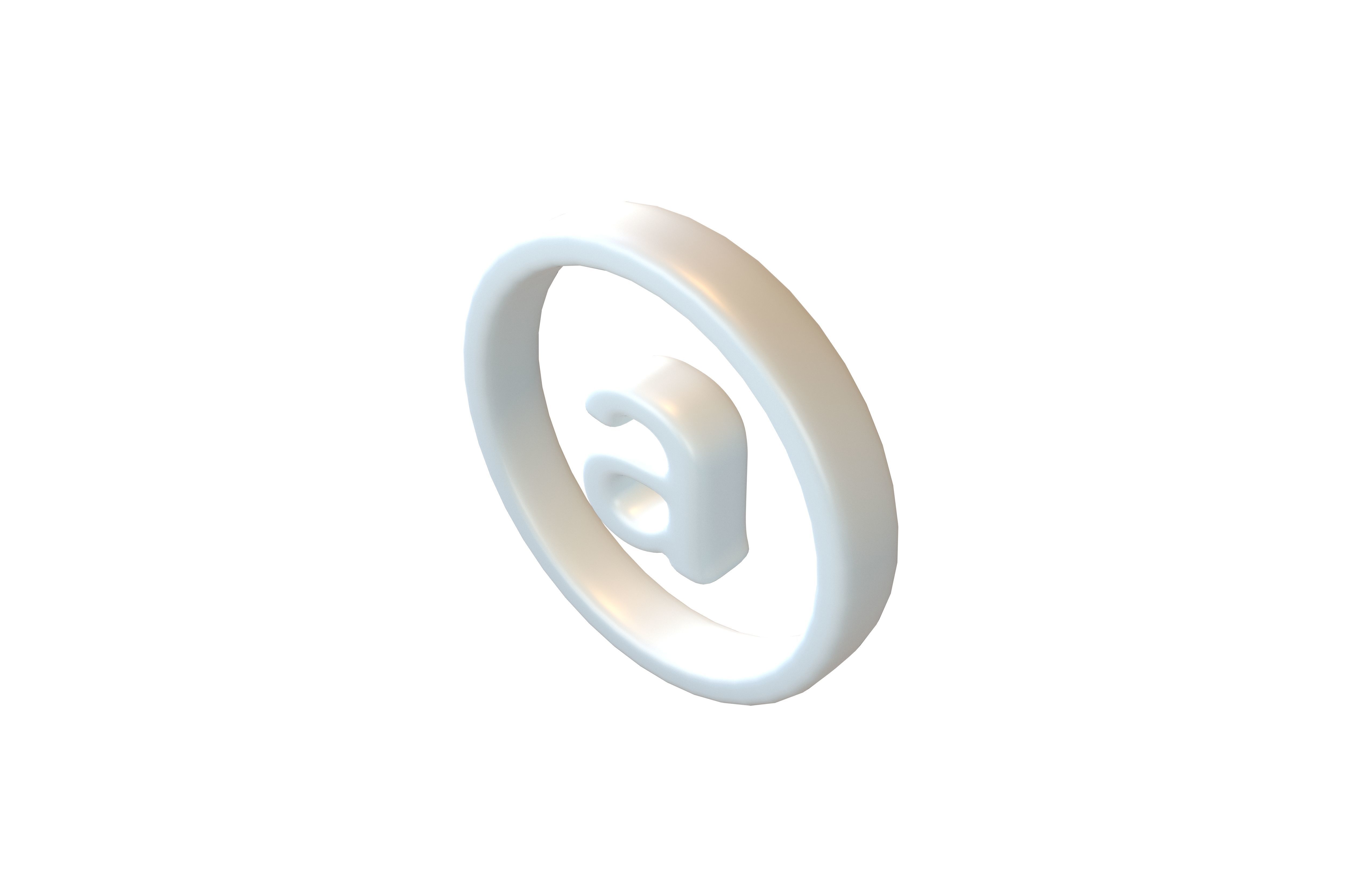 Arweave Coin v1 003 Low-poly 3D model_2