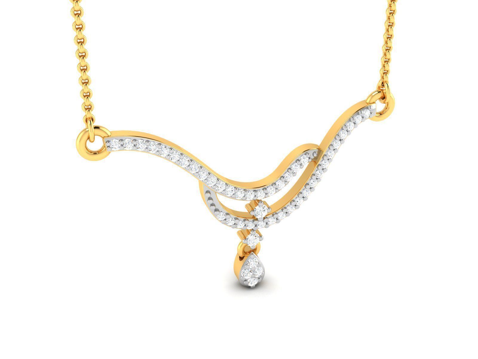 Women Necklace 3D print model_2