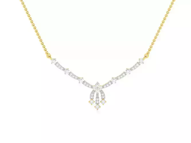 Women Necklace 3dm STL FBX OBJ Render Details