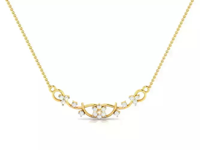 Women Necklace 3dm STL FBX OBJ Render Details