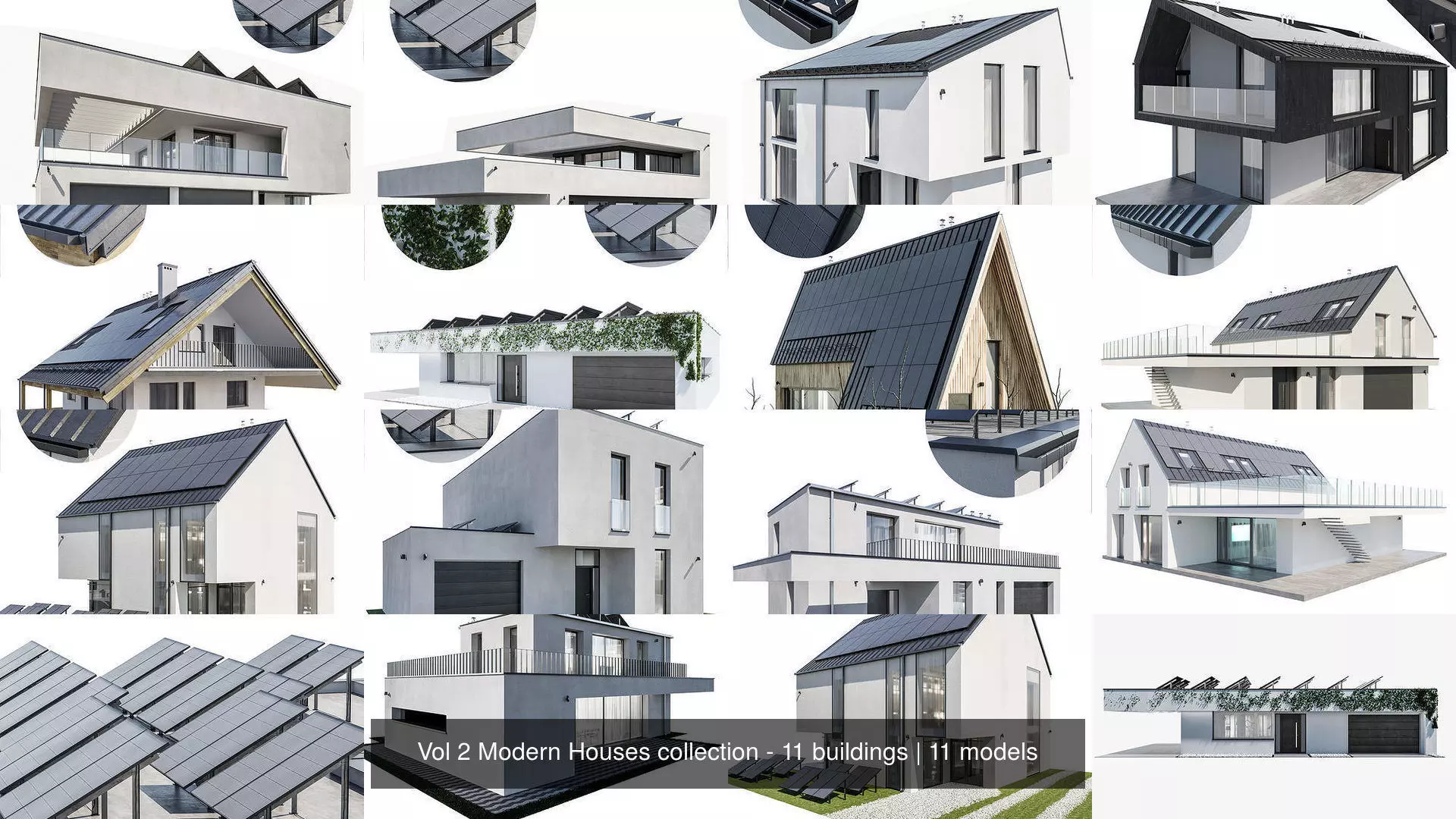 Vol 2 Modern Houses collection - 11 different houses _1