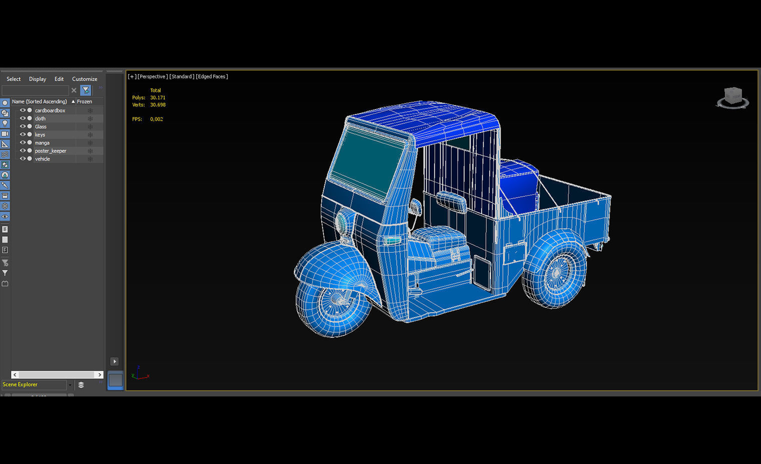 4K Japanese Midget Low-poly 3D model_5