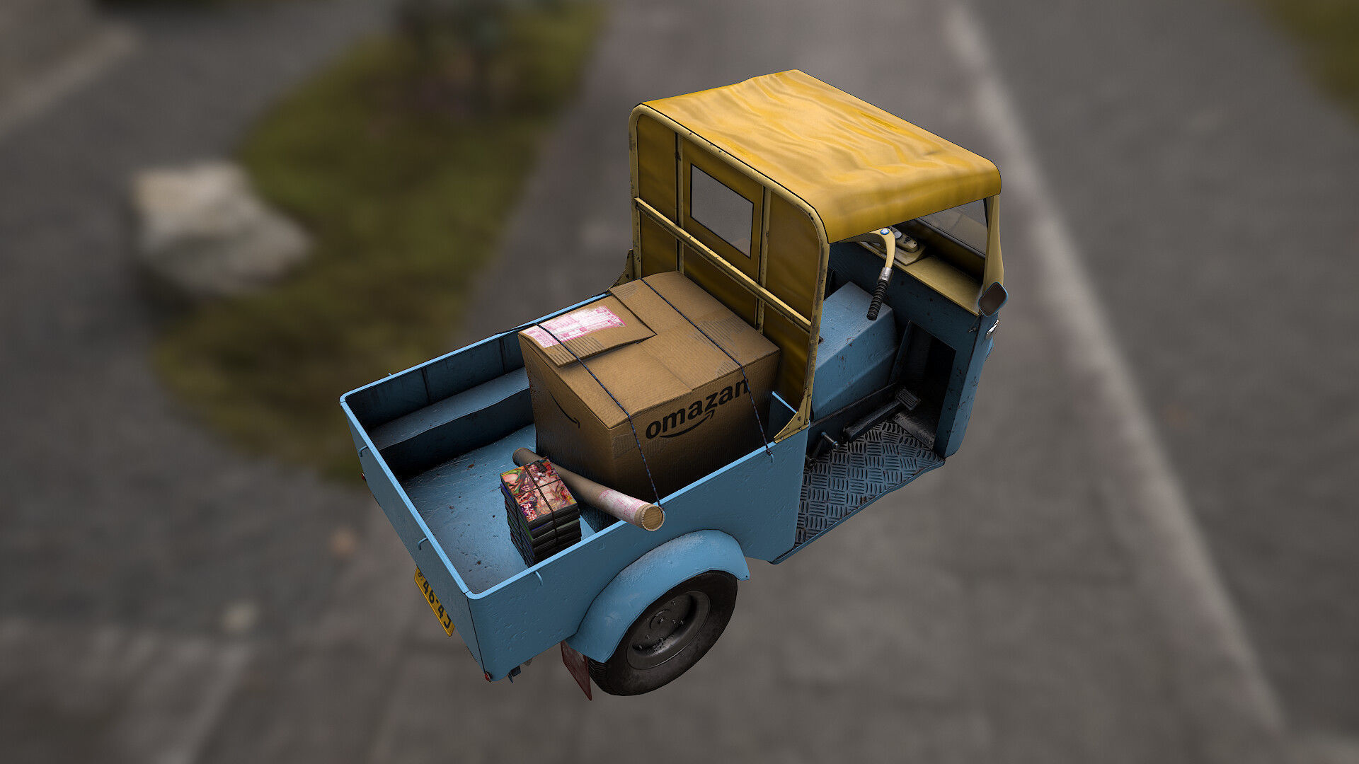 4K Japanese Midget Low-poly 3D model_2