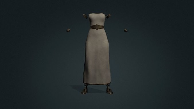Female 01 - Fantasy Clothing 3D model