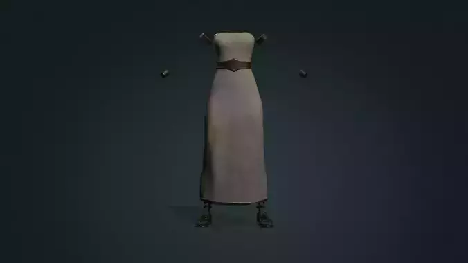 Female 01 - Fantasy Clothing 3D model