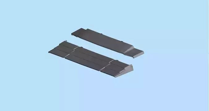 Truck Sun Visor two Versions Old Cab STL printable