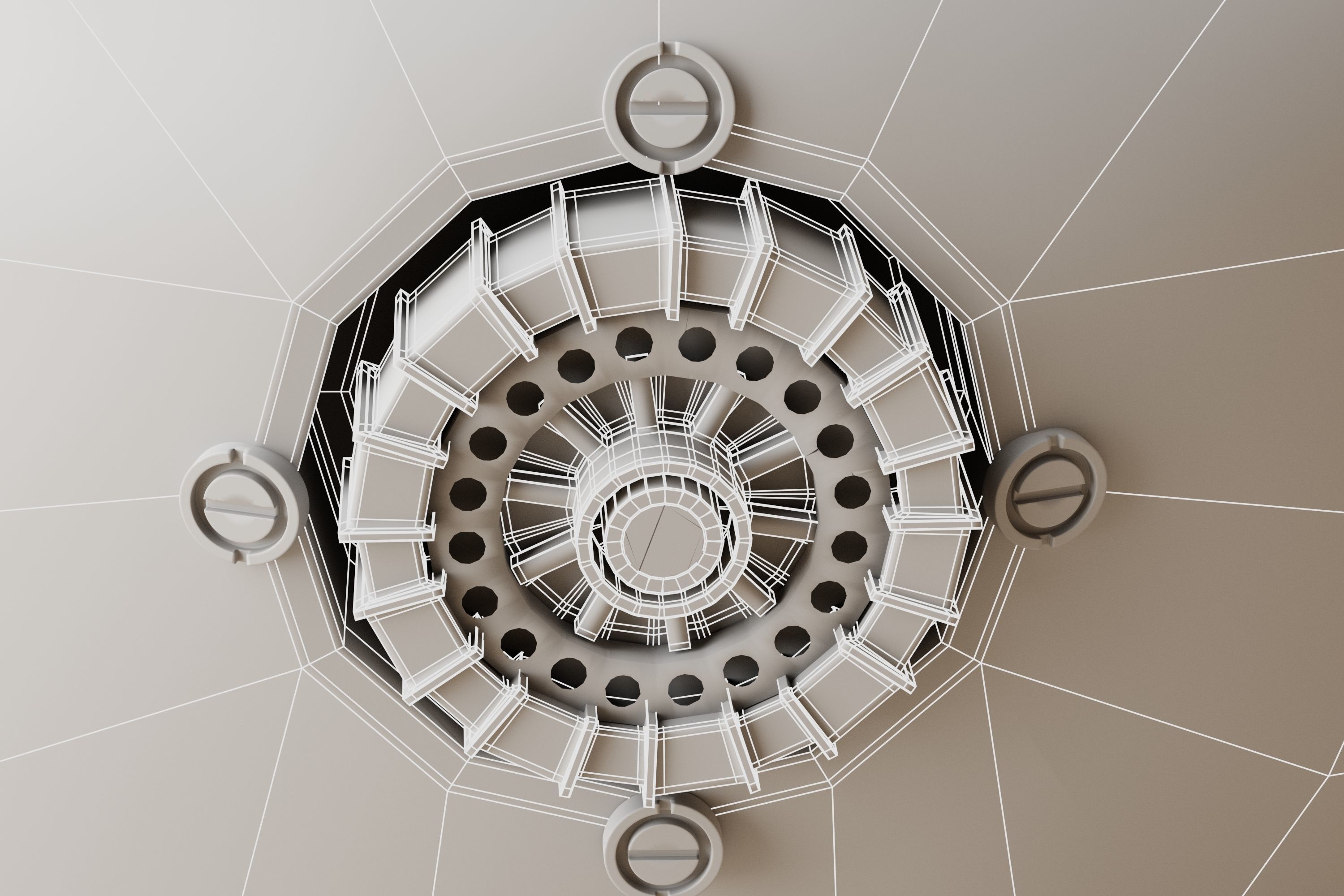 Robot V13 Low-poly 3D model_12