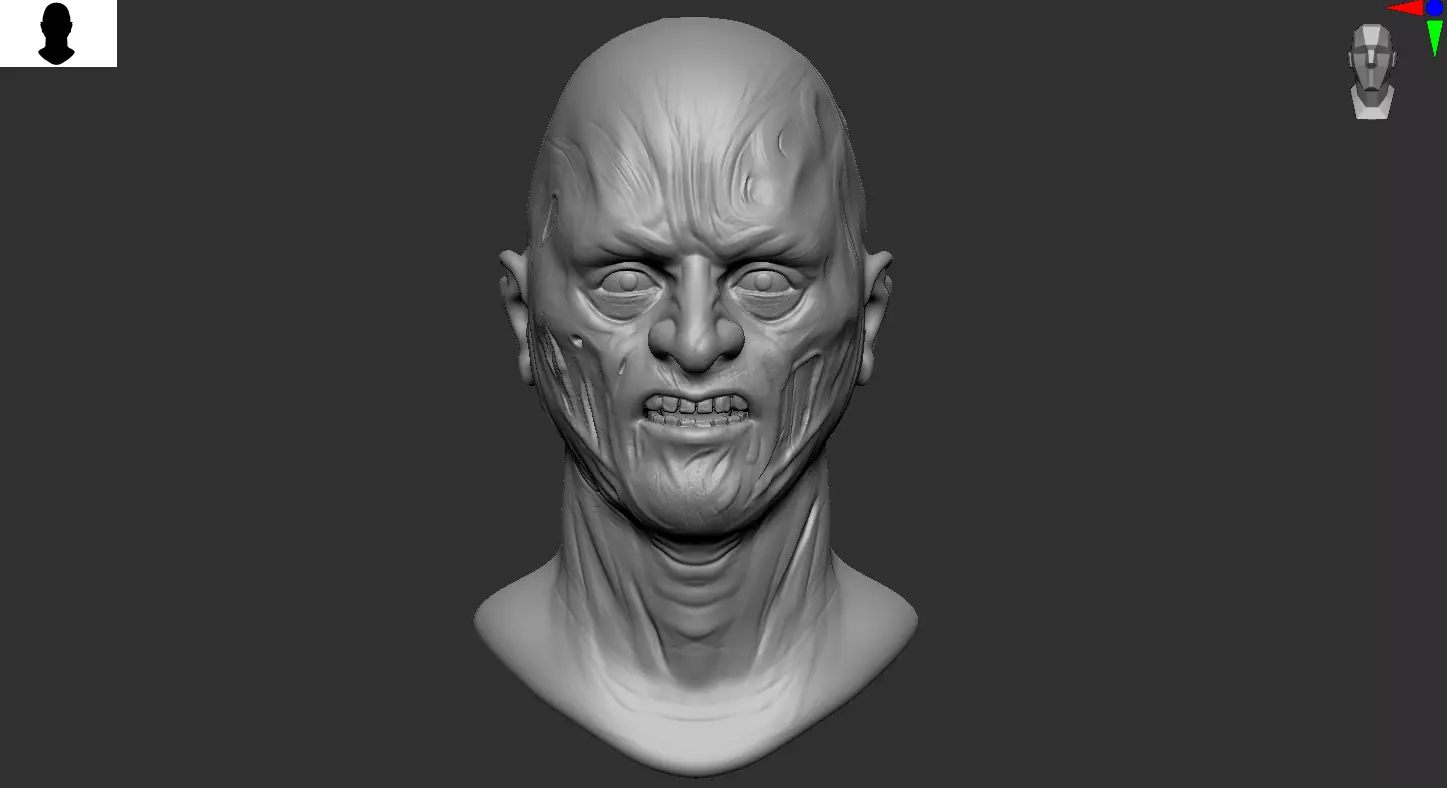 Freddy Krueger 3D print model_0