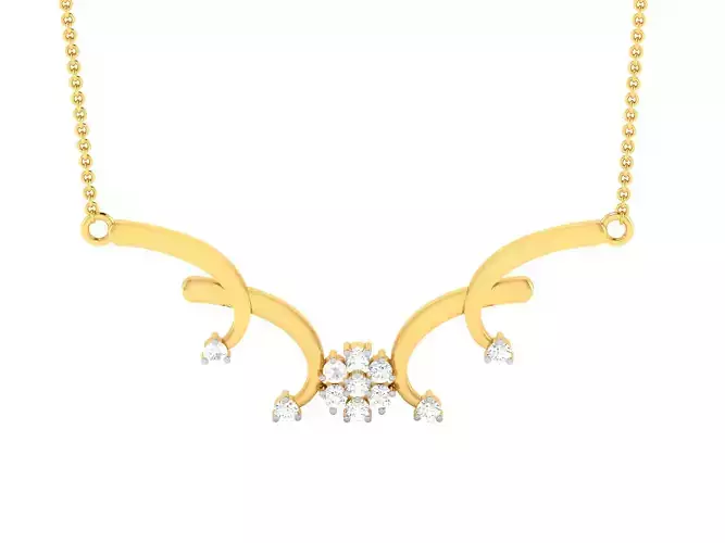 Women Necklace 3dm STL FBX OBJ Render Details