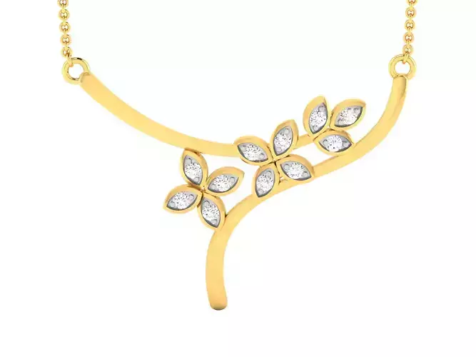 Women Necklace 3dm STL FBX OBJ Render Details