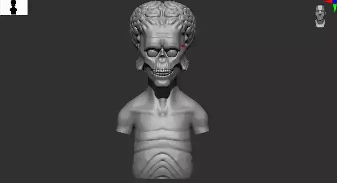 Mars Attacks martian  3D print model