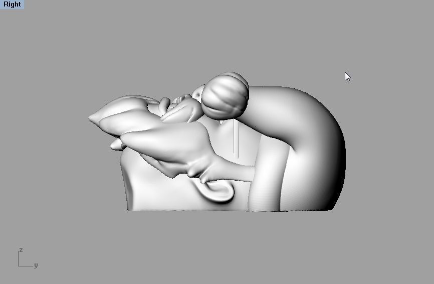 Santa Pendant 3D print model_1