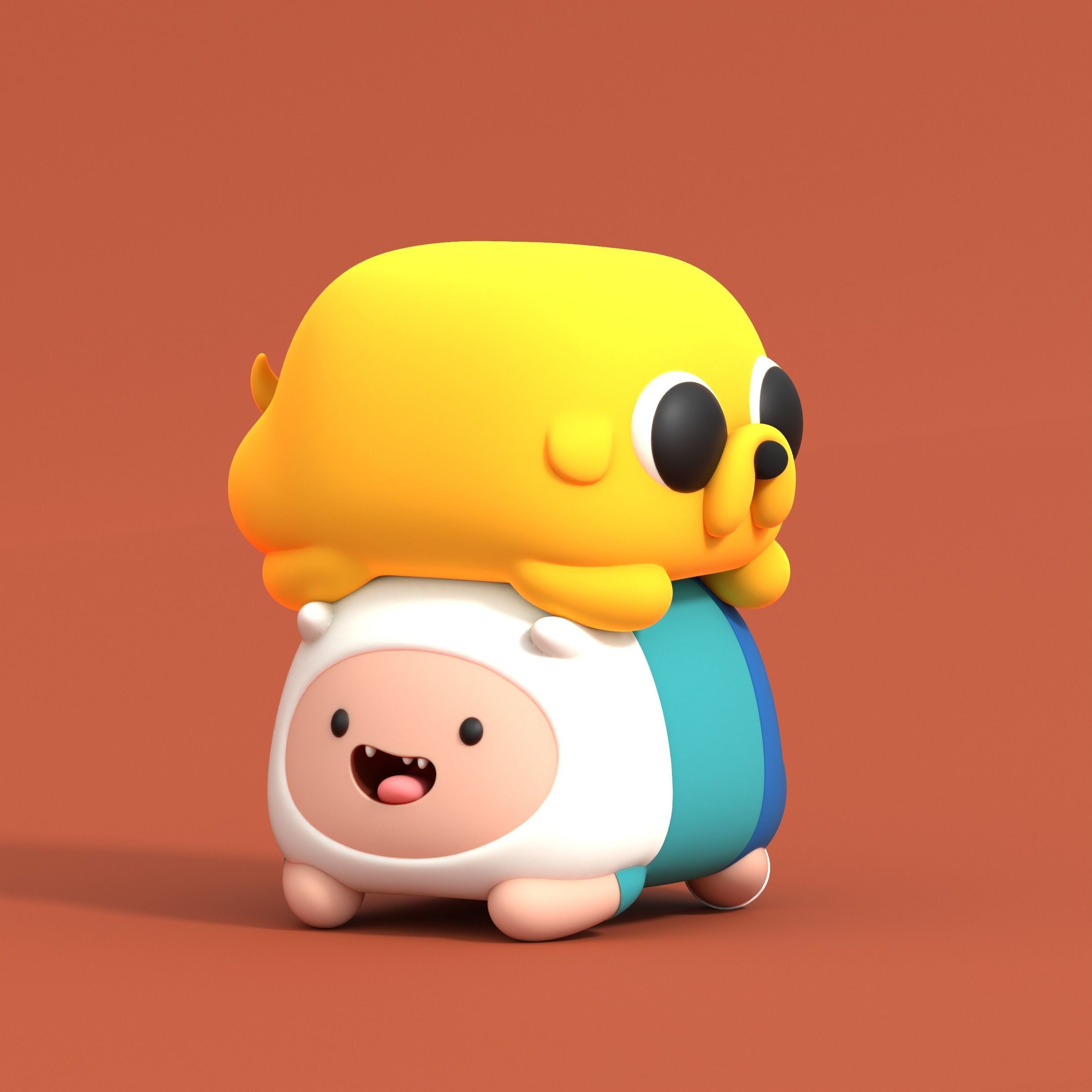 ADVENTURE TIME FANART - FINN AND JAKE 3D print model_2