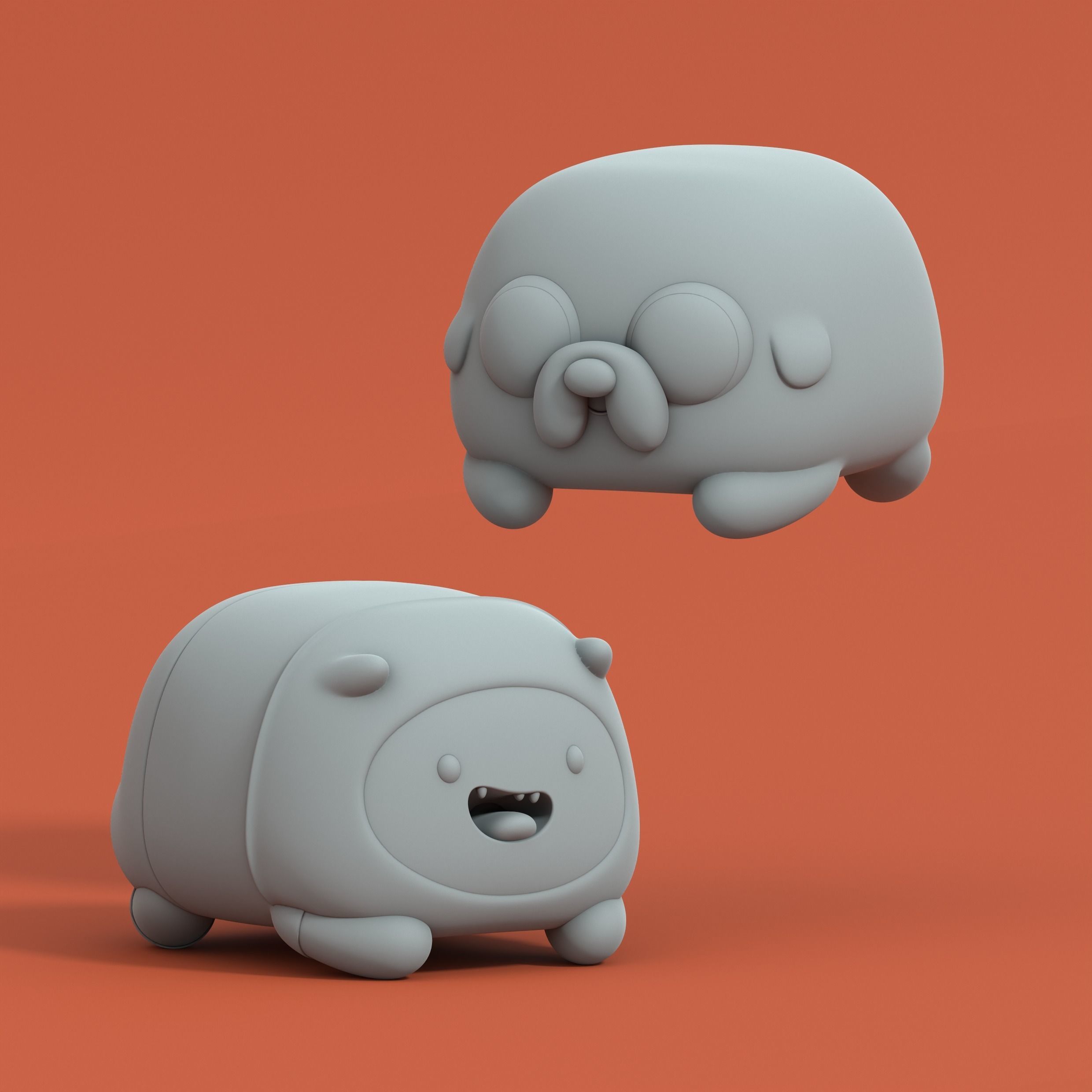 ADVENTURE TIME FANART - FINN AND JAKE 3D print model_7