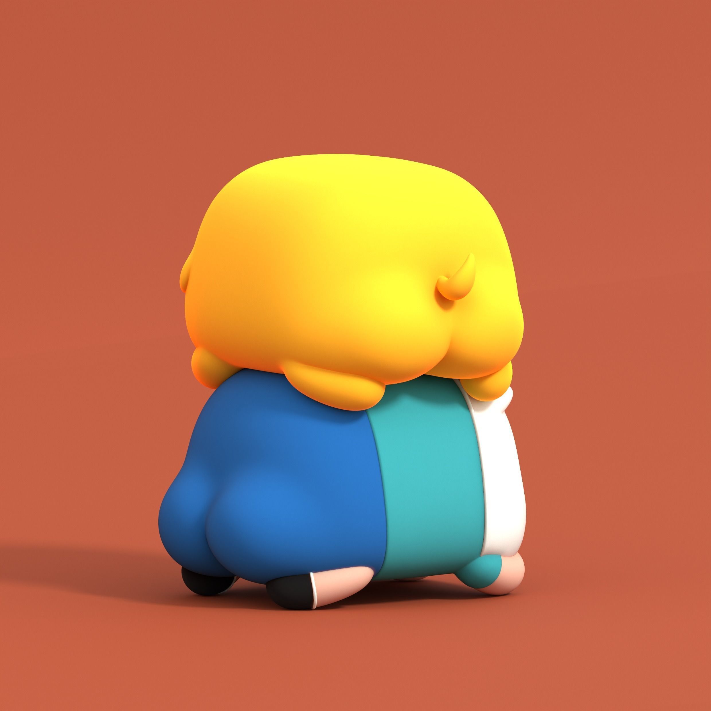 ADVENTURE TIME FANART - FINN AND JAKE 3D print model_4