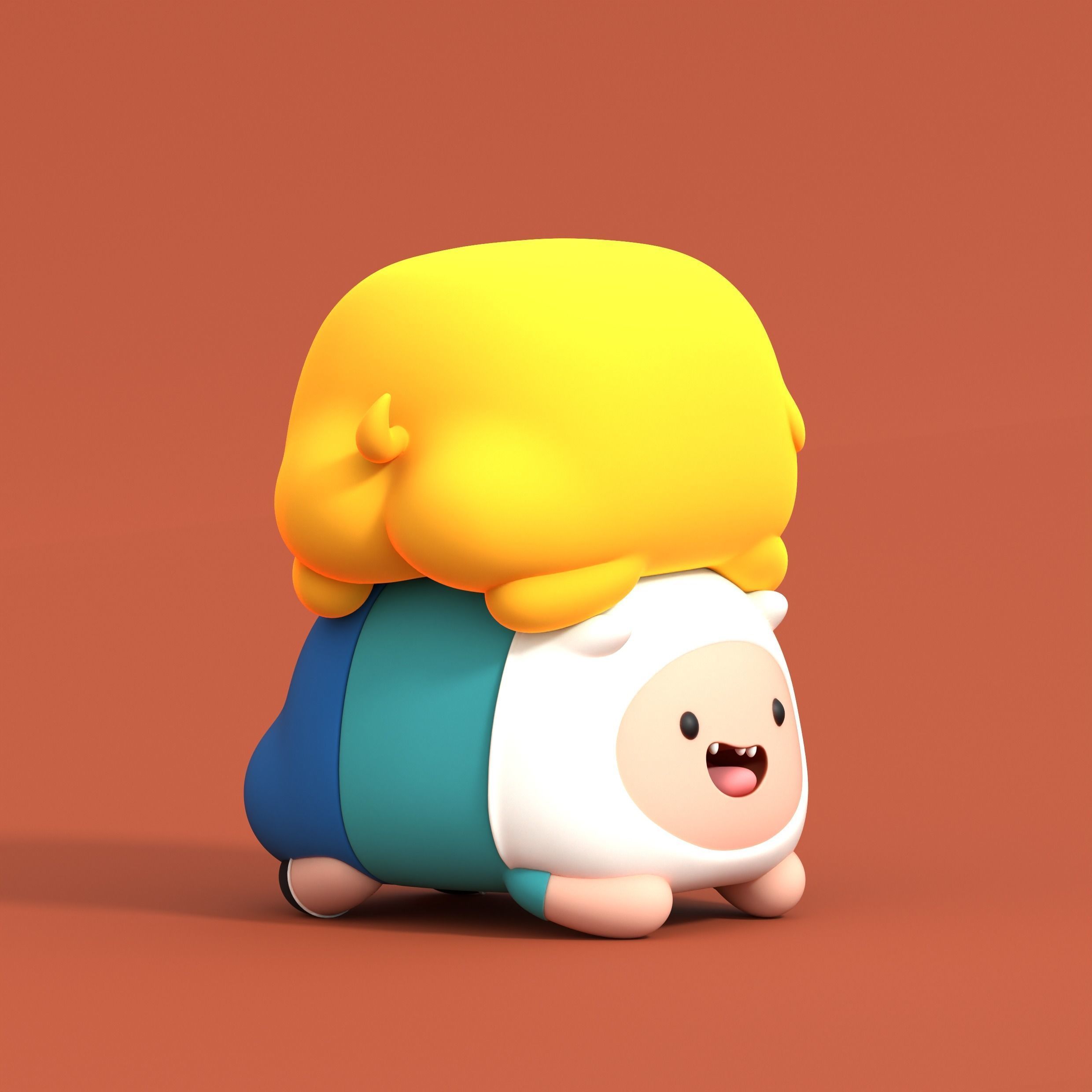 ADVENTURE TIME FANART - FINN AND JAKE 3D print model_3
