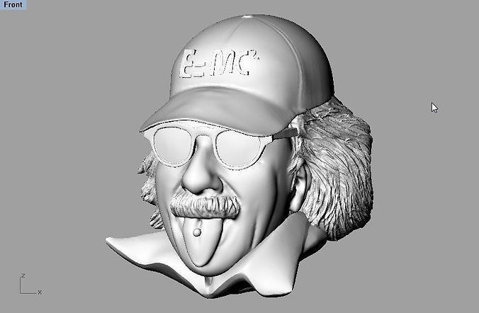 Albert Einstein 3D print model