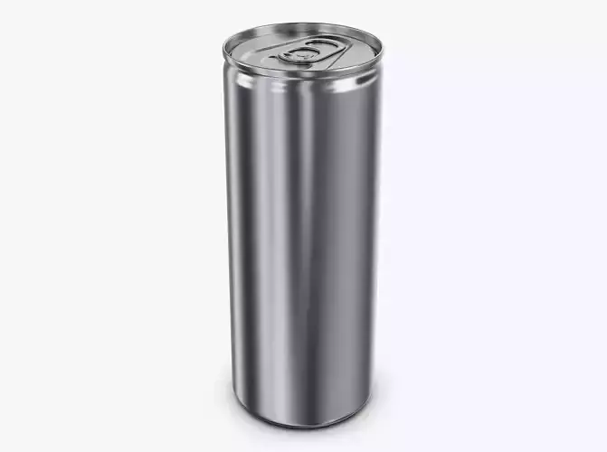 Aluminum Slim Can 250ml v 1 3D model