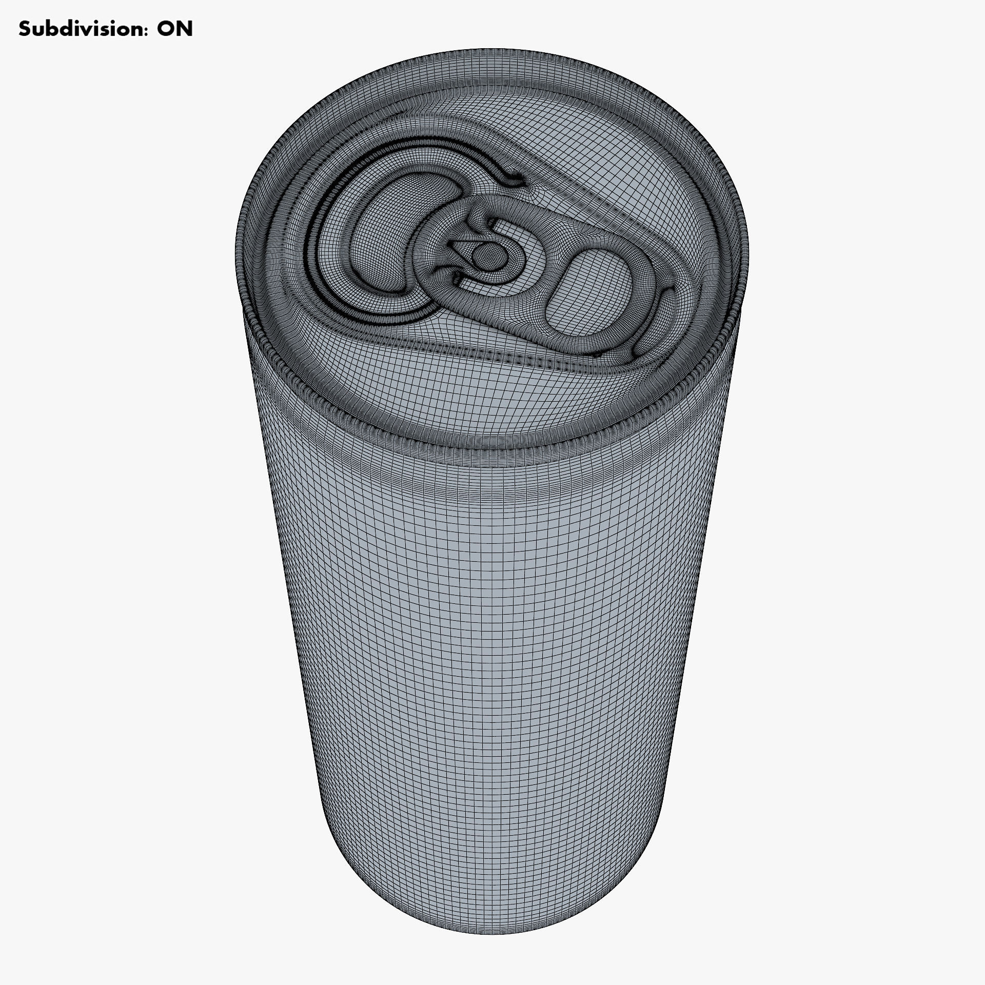 Aluminum Slim Can 250ml v 1 3D model_12