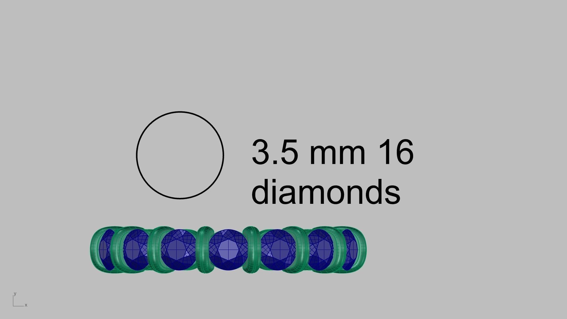 milgrain bar set eternity ring stl verified  3D print model_14