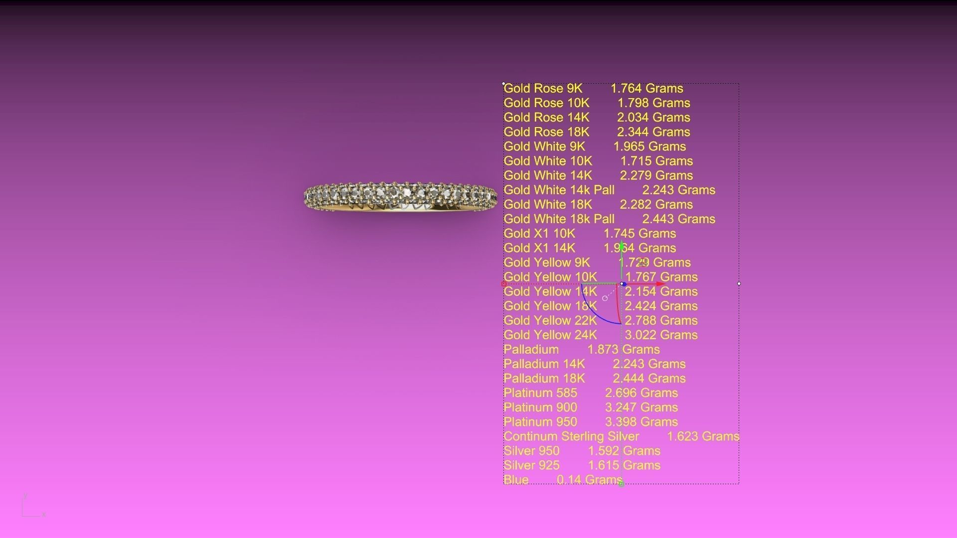 heart engraved diamond ring stl verified  3D print model_4