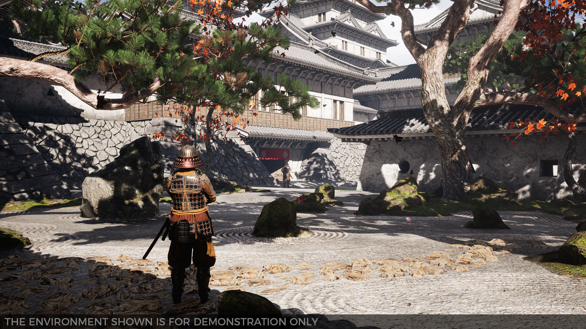 Japanese Modular Castle Low-poly 3D model_5